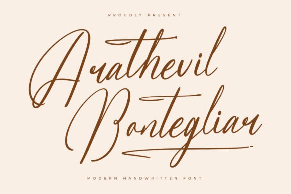 Arathevil Bontegliar Font: Elevating Digital Brand Identity