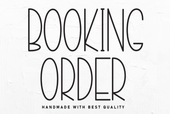 Booking Order Font Review: Elegant Sans-Serif for Branding