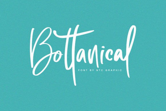Bottanical Font Review: Bold Handwritten Type for Branding