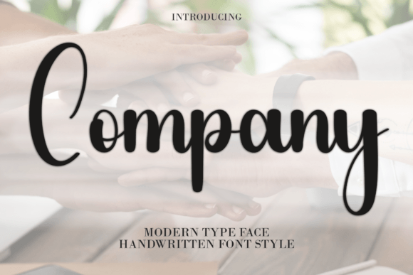 Company Font Review: Modern Handwritten Style for Campaigns