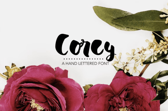 Corey Font: Adding Handwritten Warmth to Editorial Layouts