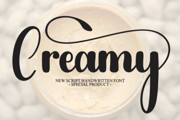 Creamy: A Sweet Handwritten Font for Modern Web Design Projects