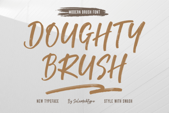 Doughty Brush Font Review for Modern Web Design