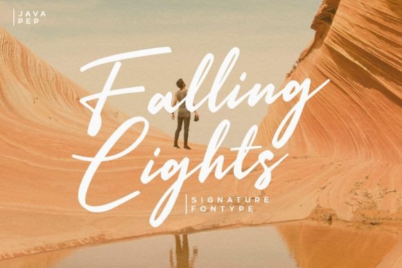 Falling Lights Font: A Web Designer’s Layout Test