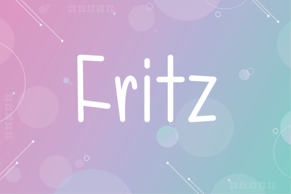 Fritz: A Whimsical Handwritten Font for Makers and Creative Sellers