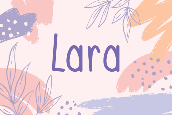 Lara: A Whimsical Handwritten Font for Editorial Design