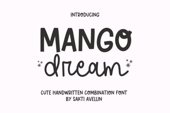 Mango Dream Font: Adding Handmade Charm to Branding