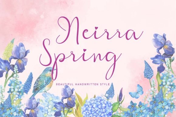 Neirra Spring Font Review: A Handwritten Typeface for Branding