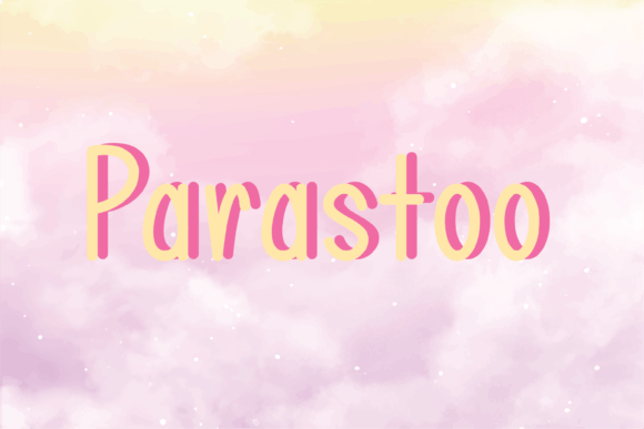 Parastoo Font: A Whimsical Typeface for Handmade Labels