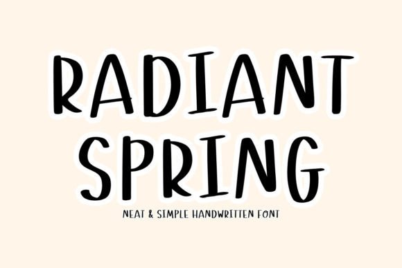 Radiantspring Font: Adding Whimsy to Brand Design