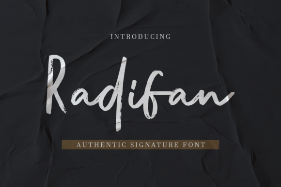 Radifan Script Font: Elevating Campaign Visuals