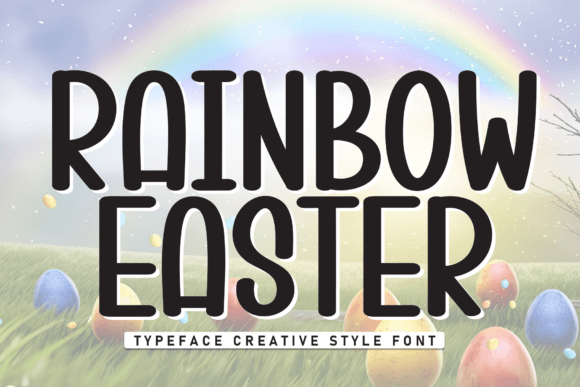 Rainbow Easter Font Review: A Handwritten Typeface for Branding