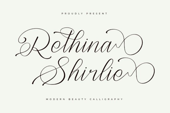 Rethina Shirlie: Elevating Editorial Design with Modern Script Typography