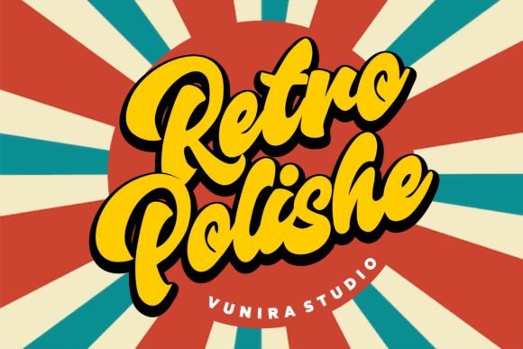 Retro Polishe Font: Vintage Branding for Small Business