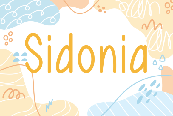 Sidonia: A Whimsical Handwritten Font for Modern Web Design