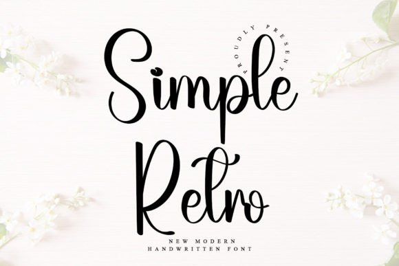 Simple Retro Font: A Designer’s Branding Test