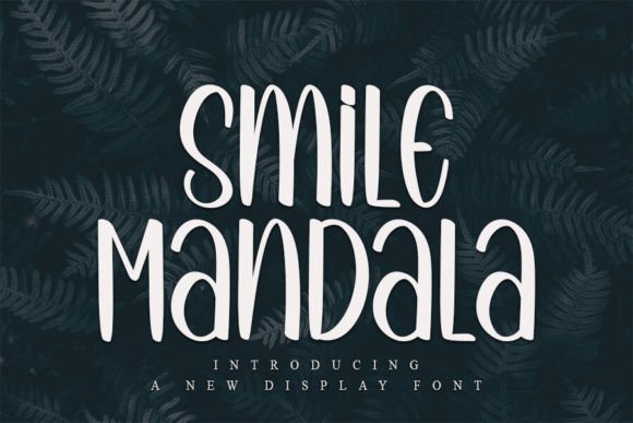 Smile Mandala Font: Festive Charm for Makers